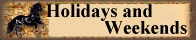 holidays