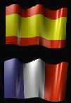 spain n france flag