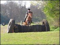 big tyre jump (Kevin & Simon)